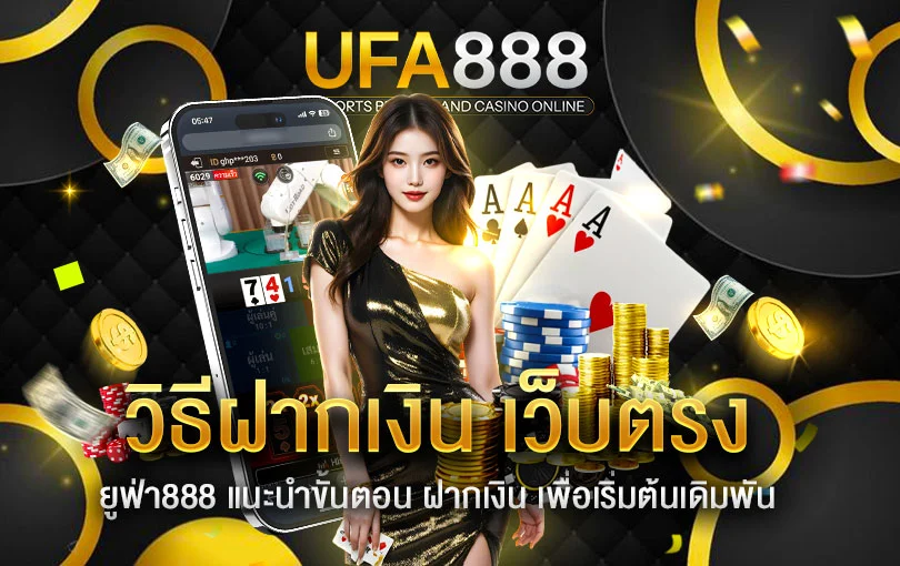 วิธีฝากเงิน UFA888 ทำอย่างไร